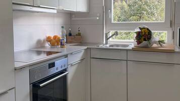 Kühlschrank, Ofen, Herdplatte, Geschirrspüler