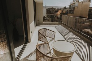 Suite with Acropolis View | Balcony - MGM Residencies (Athens)