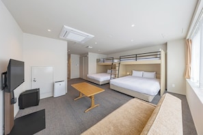 Family Room, Multiple Beds, Non Smoking | 1 bedroom, soundproofing, free WiFi, bed sheets