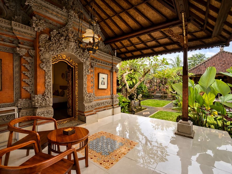 Superior tweepersoonskamer, uitzicht op tuin | Terras