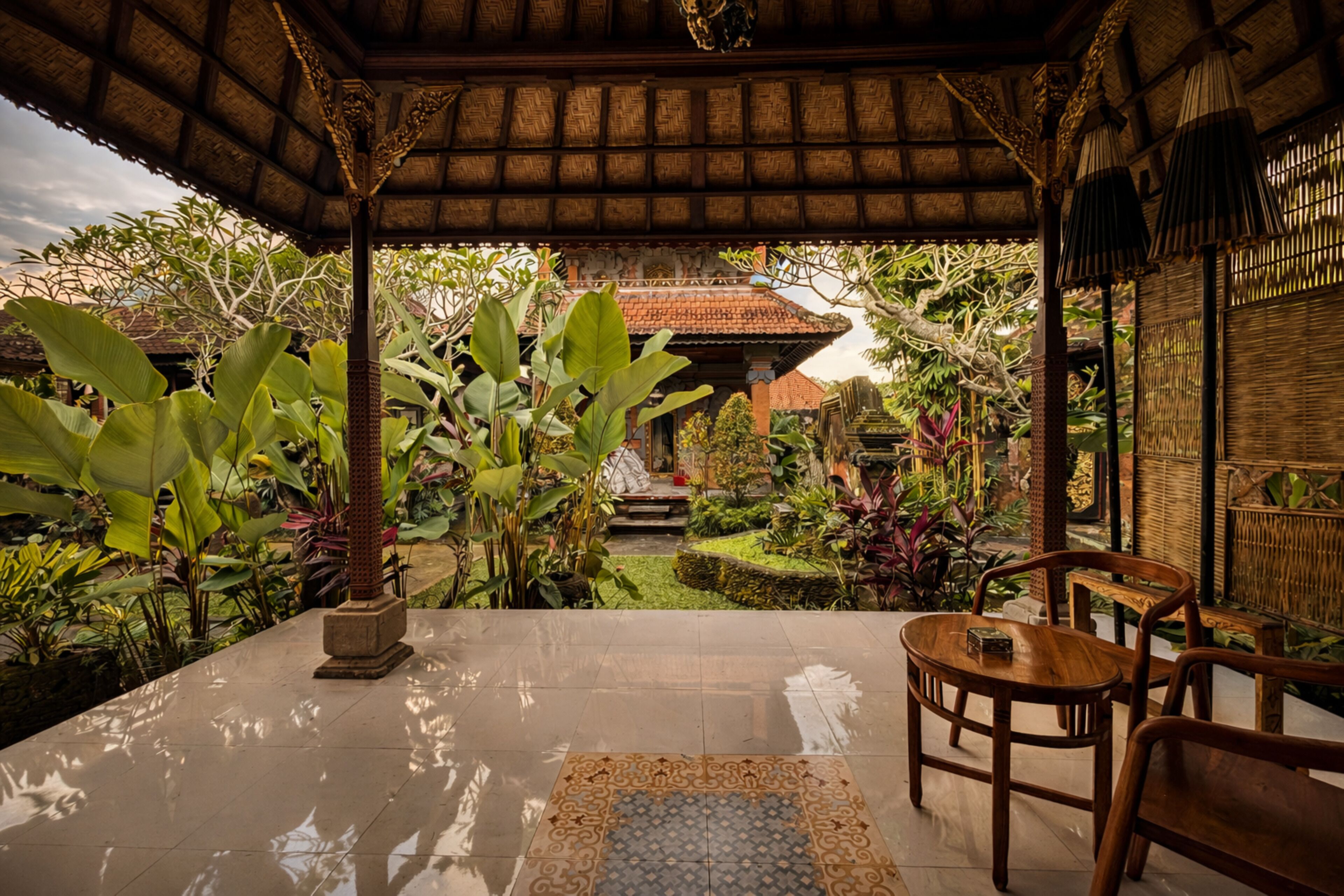 Superior tweepersoonskamer, uitzicht op tuin | Terras