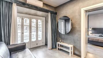 Apartamento luxo | Área de estar | TV