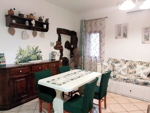 Apartment, 1 Bedroom, Smoking, Patio | Dining room - Two-room Apartment With Parking Space (Rio)