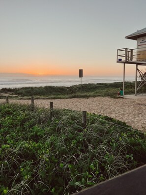 Na praia 