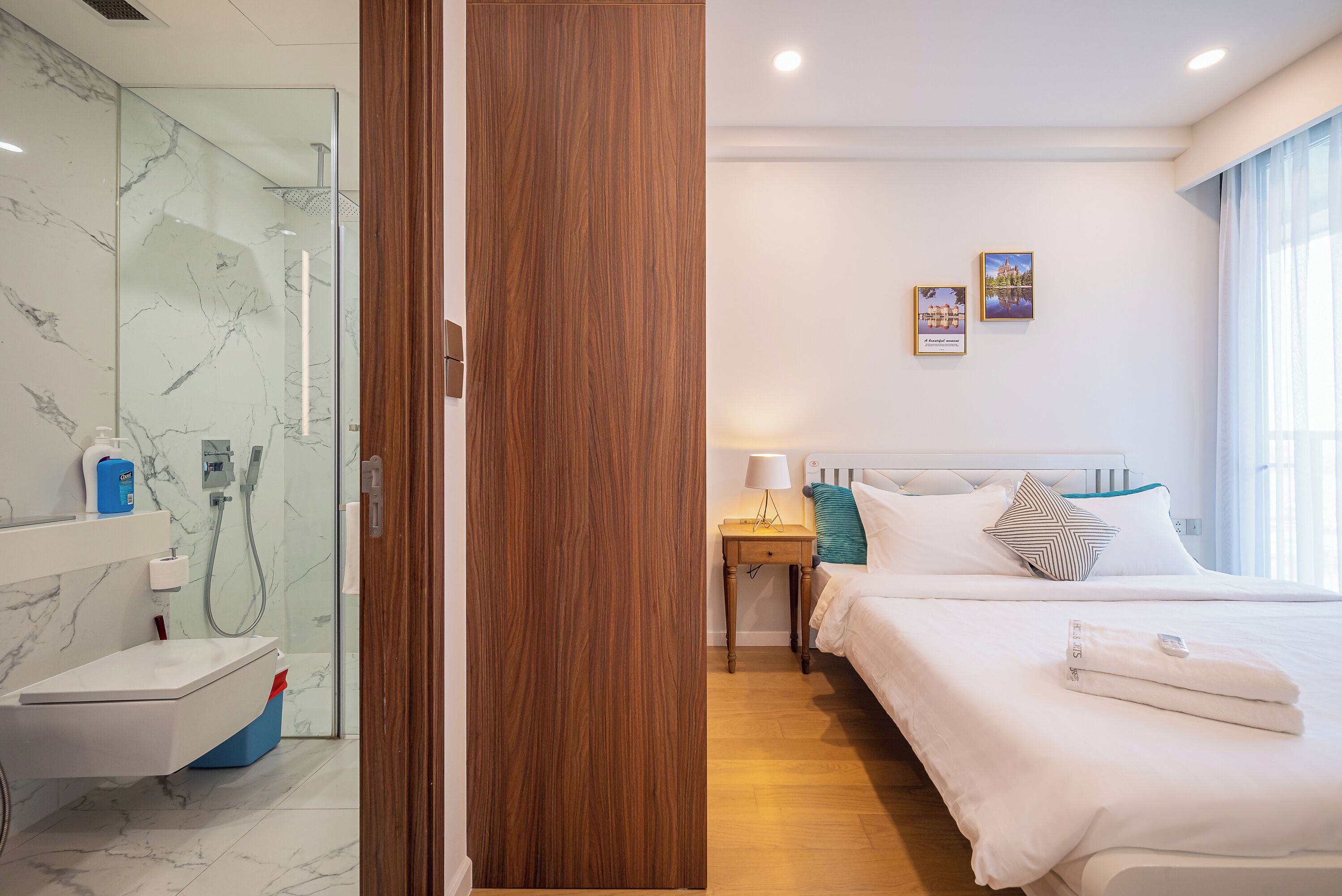 Appartement Luxe, 2 chambres, balcon, vue ville