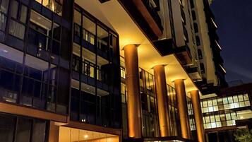 Fachada de la propiedad