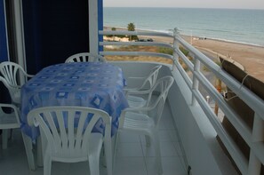 Apartment, 2 Bedrooms, Smoking, Terrace | Terrace/patio - First Line Apartment With Wifi (Benicarlo)