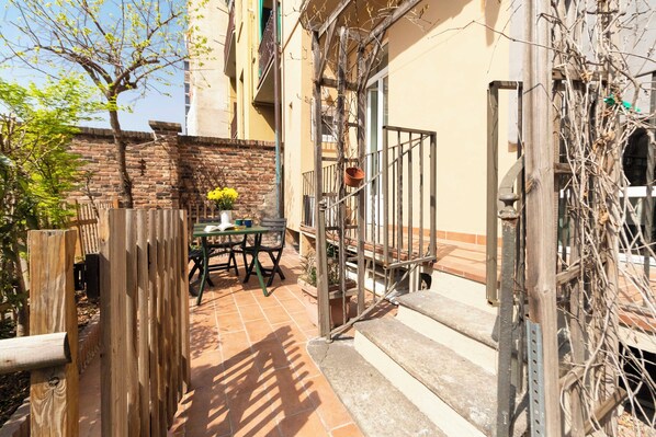 Apartamento Confort | Terraza o patio
