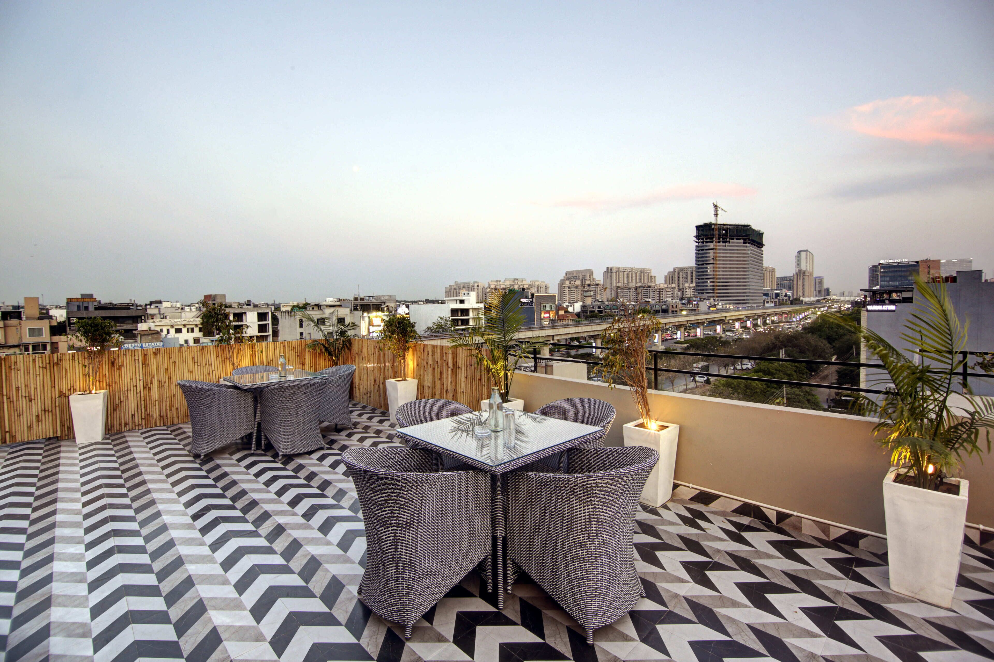 Terrasse sur le toit