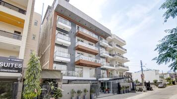 Fassade der Unterkunft