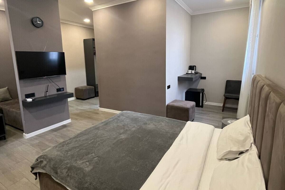 1 Schlafzimmer, Bügeleisen/Bügelbrett, kostenloses WLAN, Bettwäsche