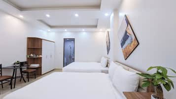 Phòng đôi hoặc 2 giường đơn | 1 phòng ngủ, bộ đồ giường cao cấp, trang trí khác biệt