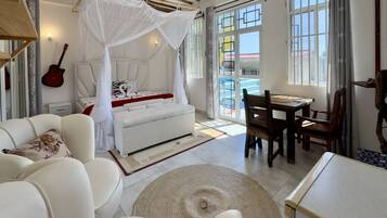 Deluxe Double Room, Balcony, Pool View