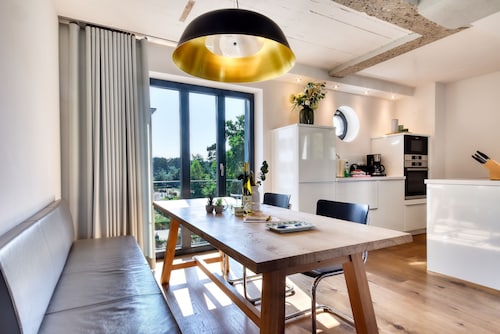 Luxury apartment Sonnenloft 14 in Prora Düne 7 with private sauna and fireplace