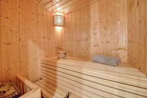 Sauna - Newly built, modern, exclusive - that describes the Klein Stresow vacation village (Klein Stresow)