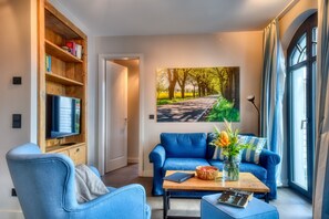 TV - Relaxed coastal living: Apartment Sandbank in the Villa Martha Binz (Binz)