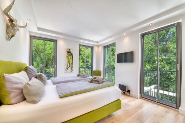 2 chambres, fer et planche à repasser, Wi-Fi gratuit, draps fournis