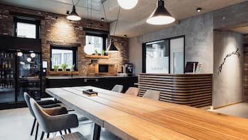 Blick von der Unterkunft