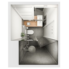 Standard Double Room | Bathroom | Shower, hair dryer, towels, soap