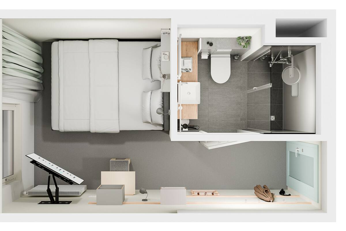 Budget Room | Área de sala de estar