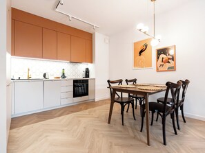 Leilighet, balkong | Eget tekjøkken | Vannkoker