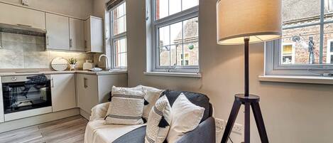 Apartament | 1 dormitori, escriptori i Internet