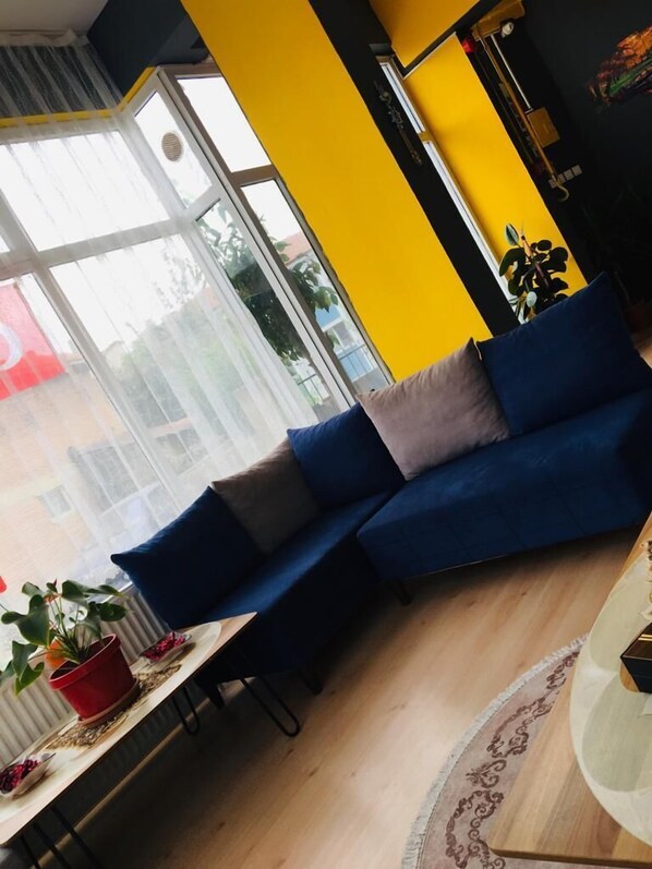 Sala de estar en el lobby