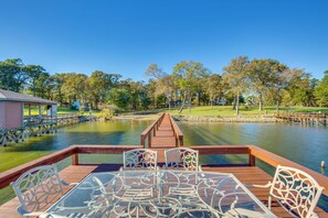 House (3 Bedrooms) | Front of property - Waterfront Lake Fork Getaway w/ Dock Access (Emory)