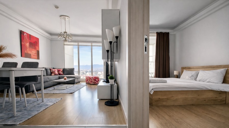 30th Floor-Skyline above a City