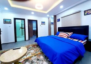 Family Apartment, Balcony, City View | 2 bedrooms, desk, laptop workspace, blackout drapes