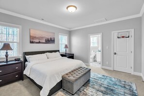 House, 5 Bedrooms | 5 bedrooms, desk, laptop workspace, iron/ironing board - Durham Retreat Games, Exercise, And Relaxation 5 Bedroom Home (Durham)