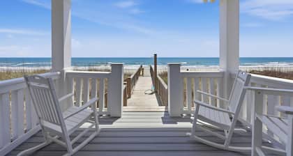 Big Kahuna Oceanfront house South Litchfield with pool access, elevator