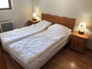 Apartamento | 1 quarto, roupa de cama