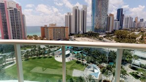 A high-rise hotel with a view of the ocean and other buildings. - OR1019 - Modern Ocean View Apt  Steps to the Beach (Sunny Isles)