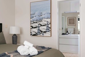 2 bedrooms, iron/ironing board, travel crib, WiFi