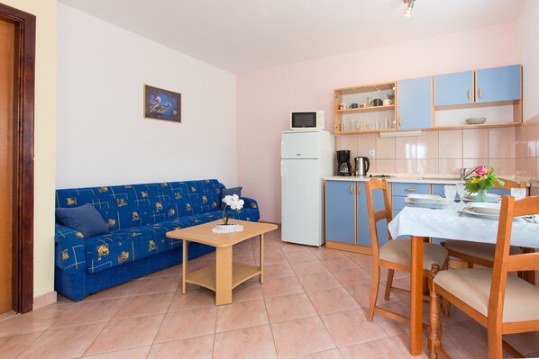 Living room - Apartment in Croatia Near the Adriatic Coast (Senj)