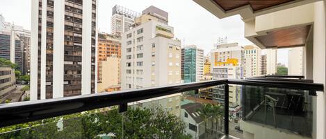 Staduitzicht vanuit accommodatie