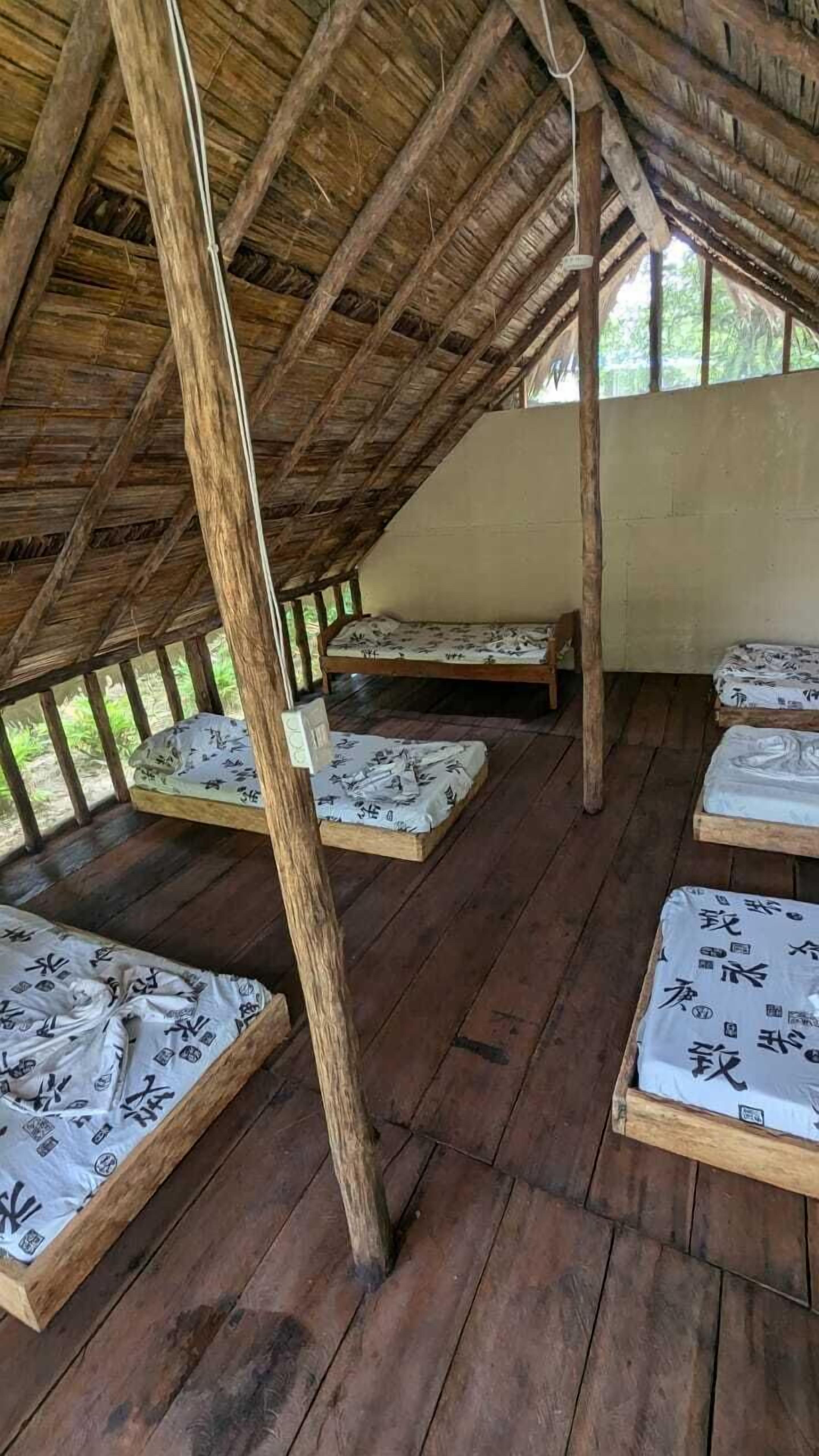 Economy Shared Dormitory, Balcony | Down comforters, laptop workspace, free WiFi, bed sheets