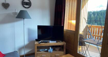 T2 apartment at the foot of the slopes, south-facing