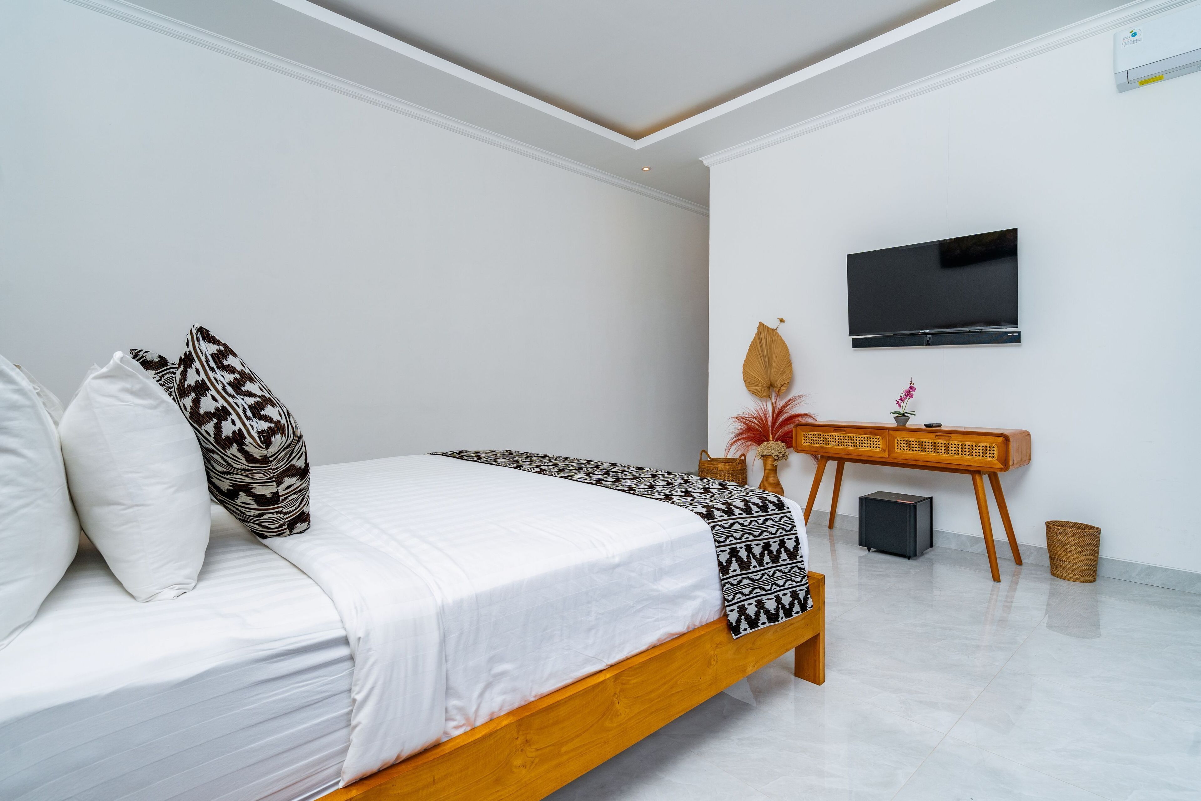 Family Villa, 2 Bedrooms, Pool View | 2 bedrooms, desk, laptop workspace, blackout drapes