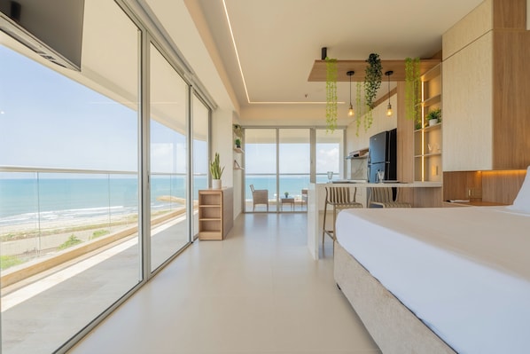 Studio, en angle (620) | Matelas Select Comfort, coffres-forts dans les chambres