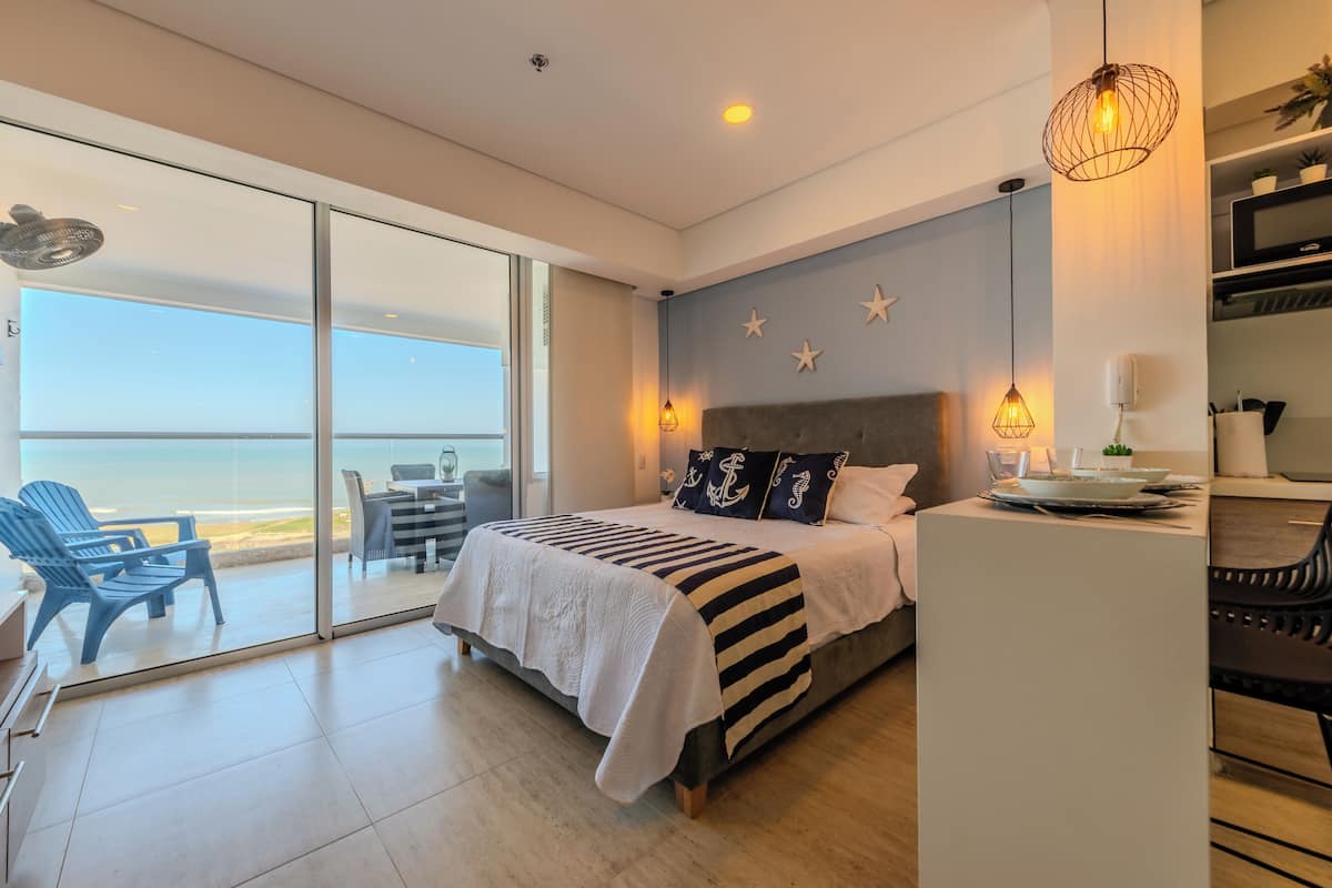 Studio, Ocean View (807) | Select Comfort beds, in-room safe, individually decorated