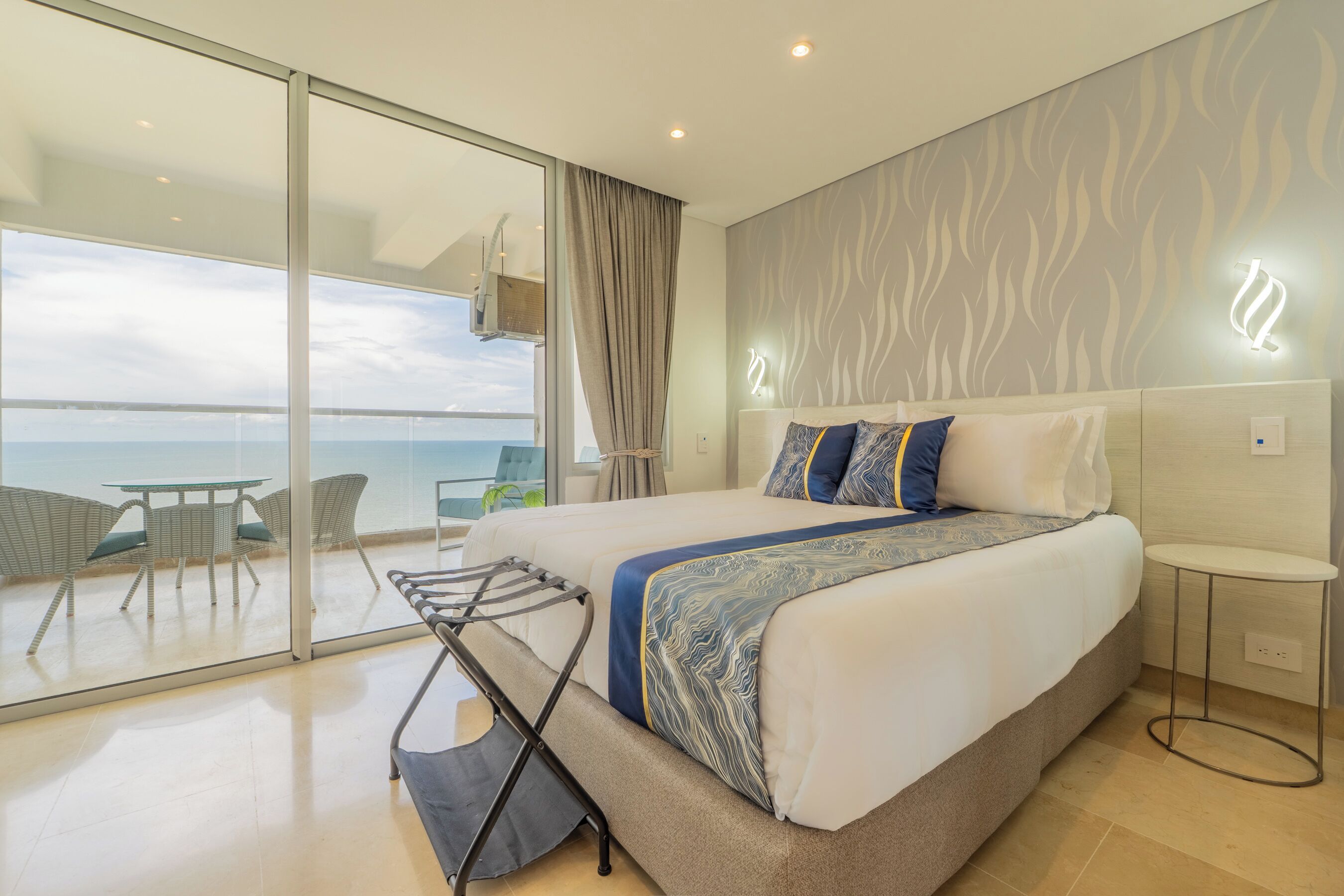 Select Comfort beds, in-room safe, individually decorated