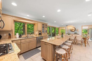 Fridge, microwave, oven, stovetop - Walk to Beach Retreat - Pool, Hot Tub & Fire Pit (Michiana)
