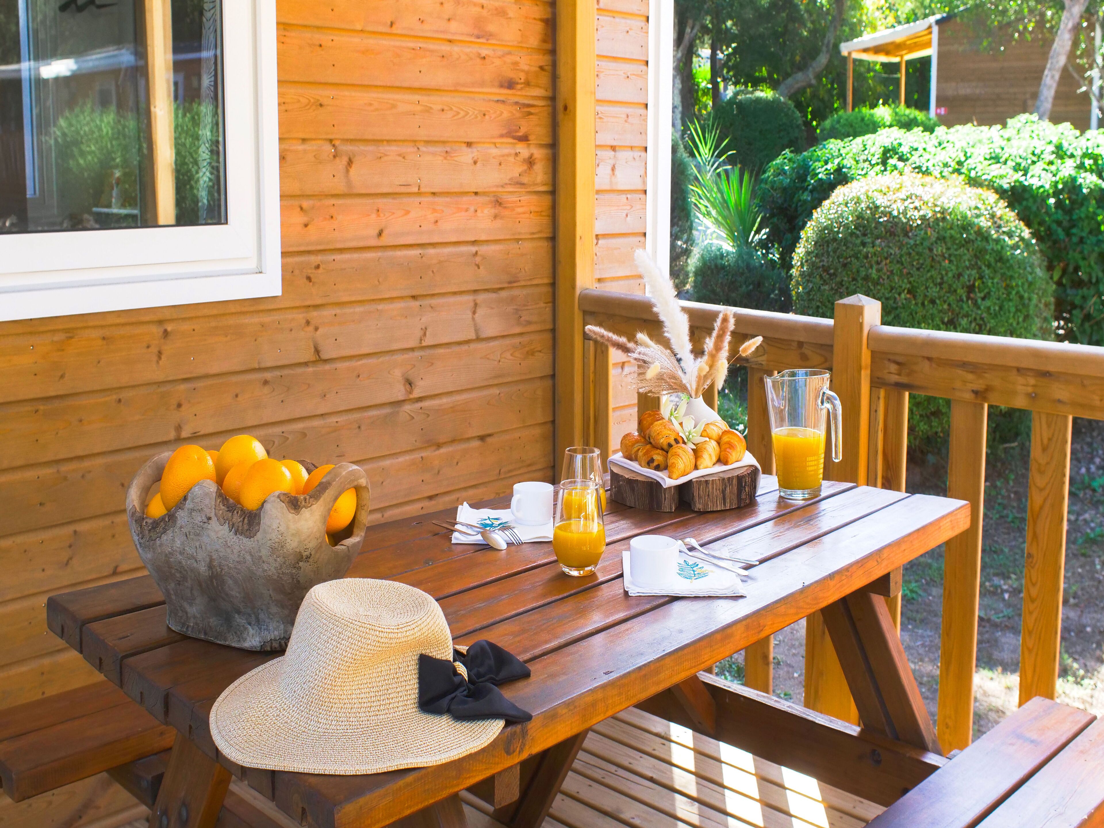 Comfort Mobile Home, 2 Bedrooms, Air conditioning | Terrace/patio