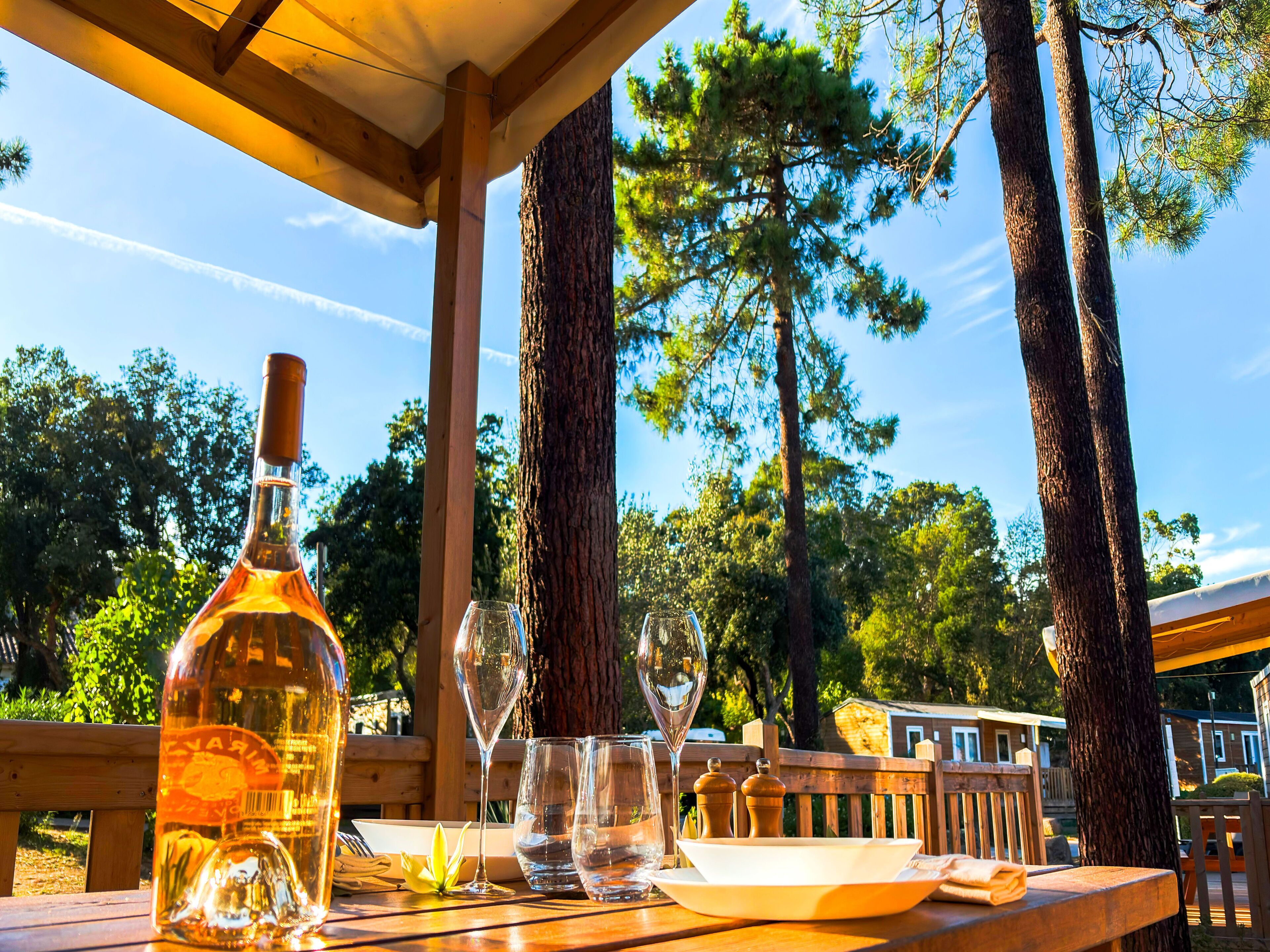 Familie-mobile home - 3 soveværelser - aircondition | Terrasse/gårdhave