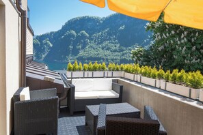 Family Condo, Balcony, Mountain View - Panoramarestaurant Hotel Roggerli  (Hergiswil)