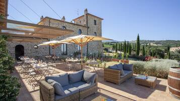 Terrasse sur le toit