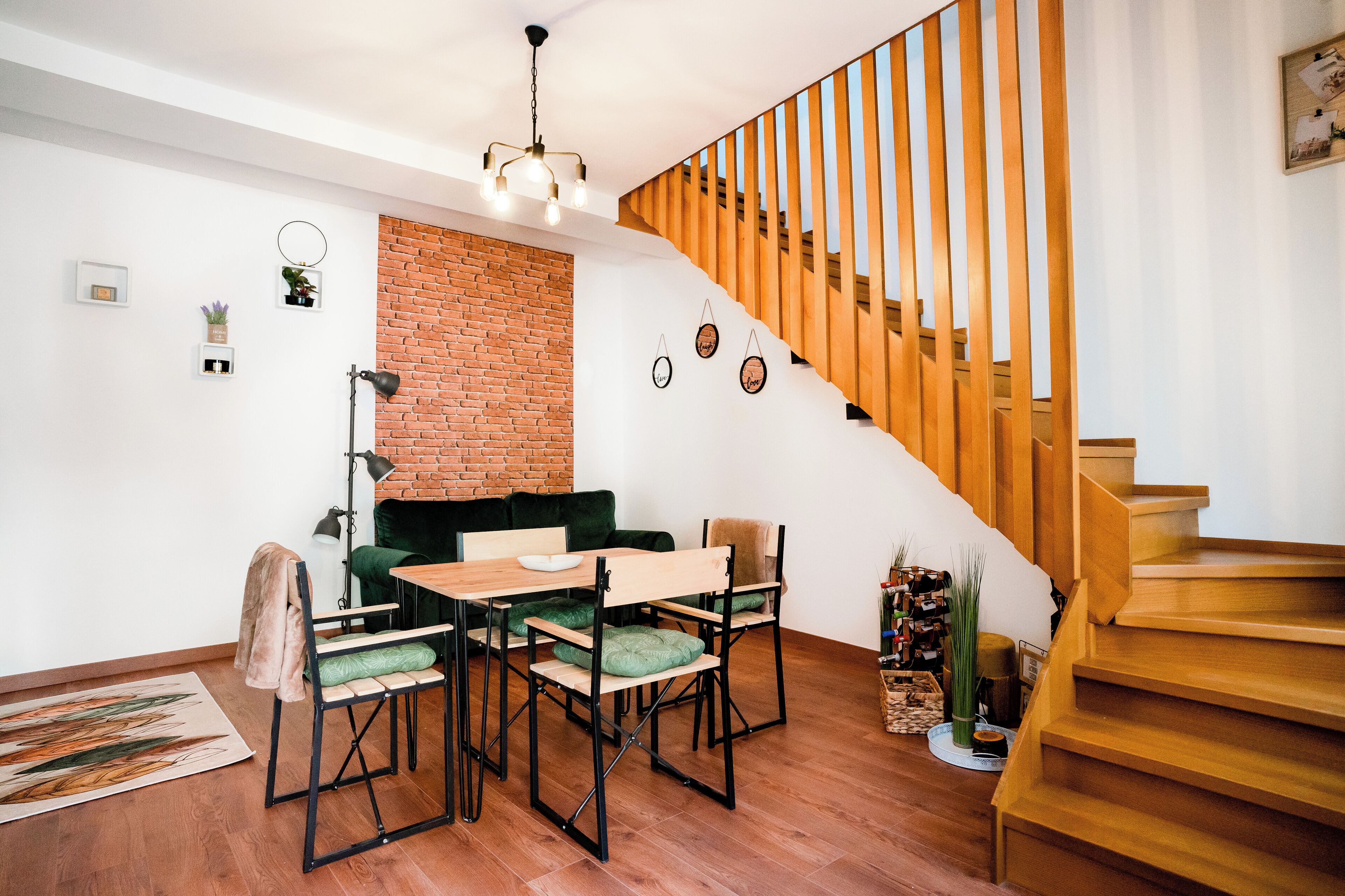 Deluxe Apartment, 1 Queen Bed with Sofa bed, Kitchenette | Living area | TV