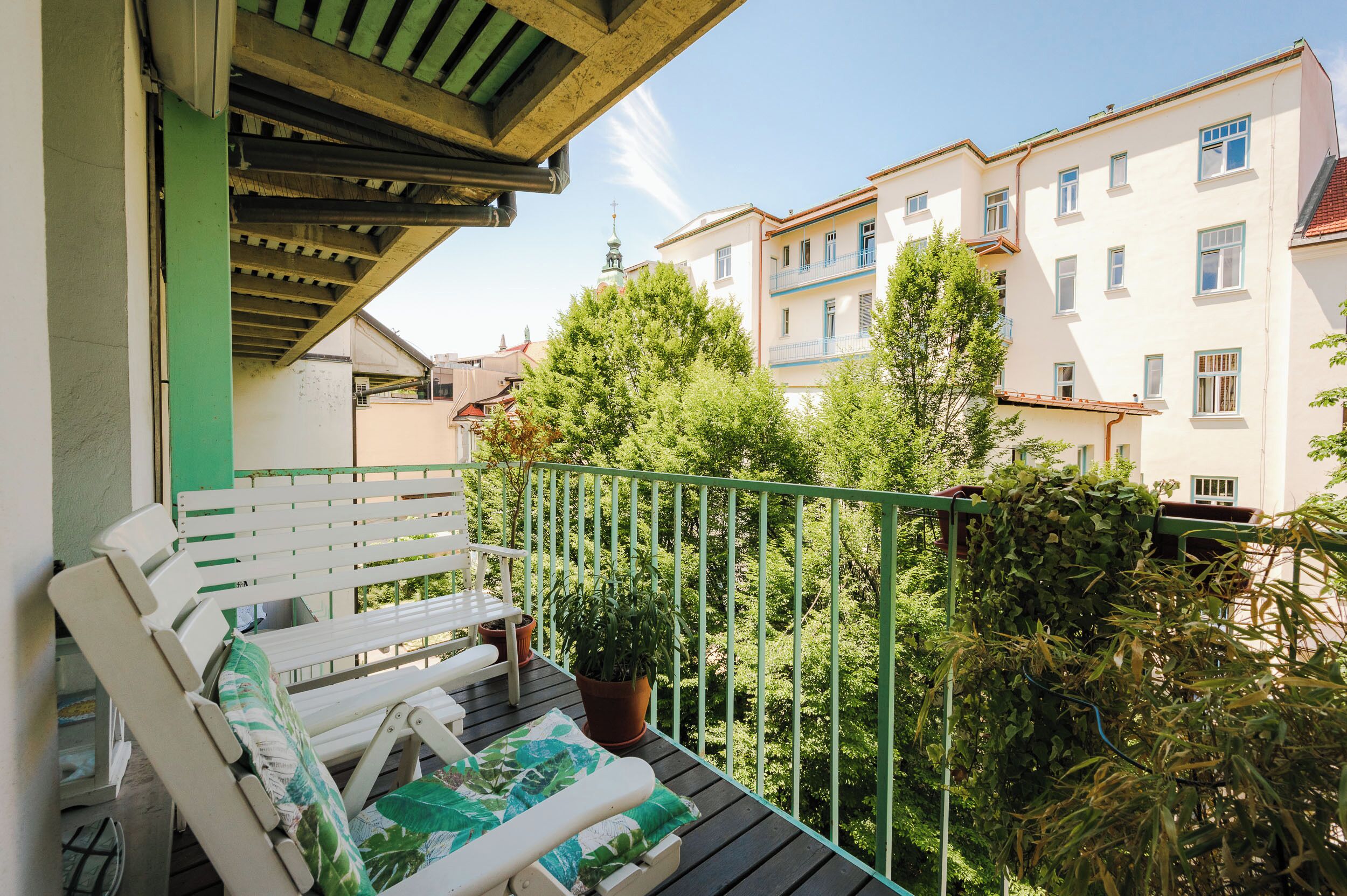 Classic Apartment, Balcony, City View | Terrace/patio